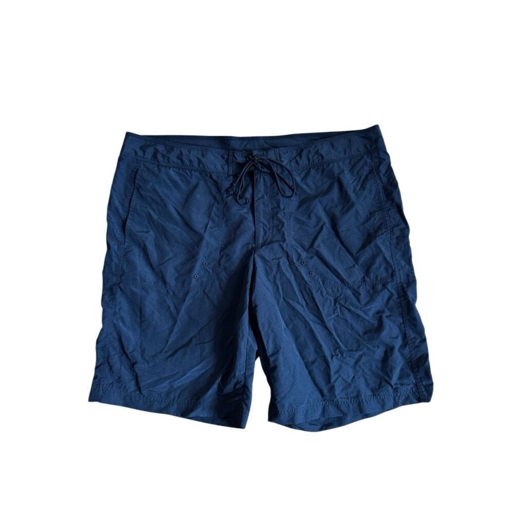 Lands End Women's Swim Shorts / Trunks in Black 100% Nylon Size 12